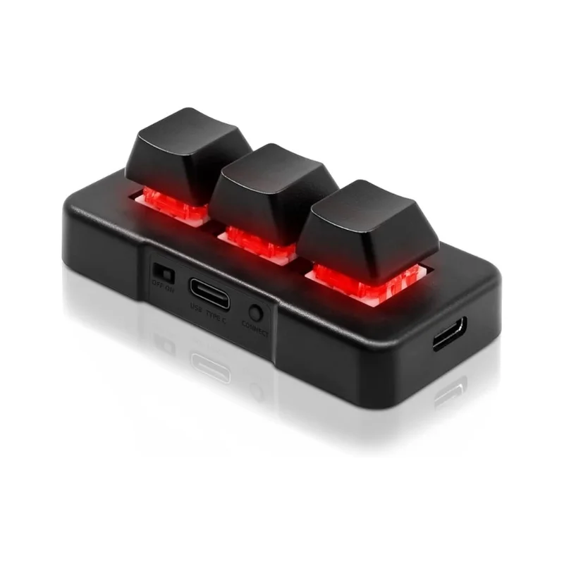 3 Key Wireless Mini Keypad
